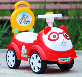 Kids Panda Face Ride-On Car Style