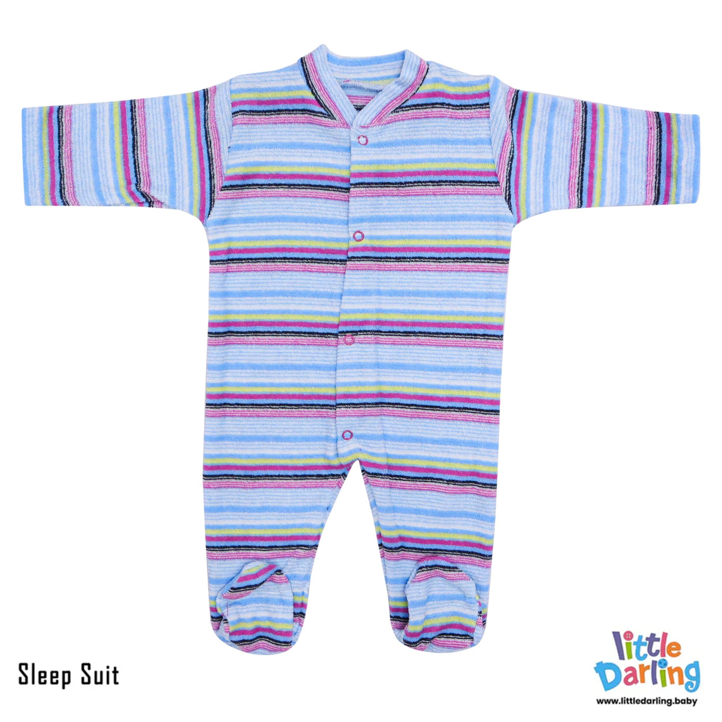 8 Pcs Gift set Terry strips Pink Color by Little Darling