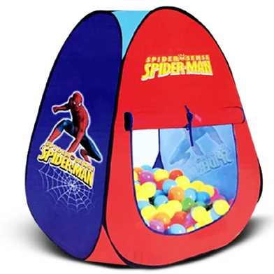 Spiderman Tent House With 100 Balls For Children