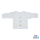Baby Woolen Waffle Knit 4-Piece Giftset White | Little Darling