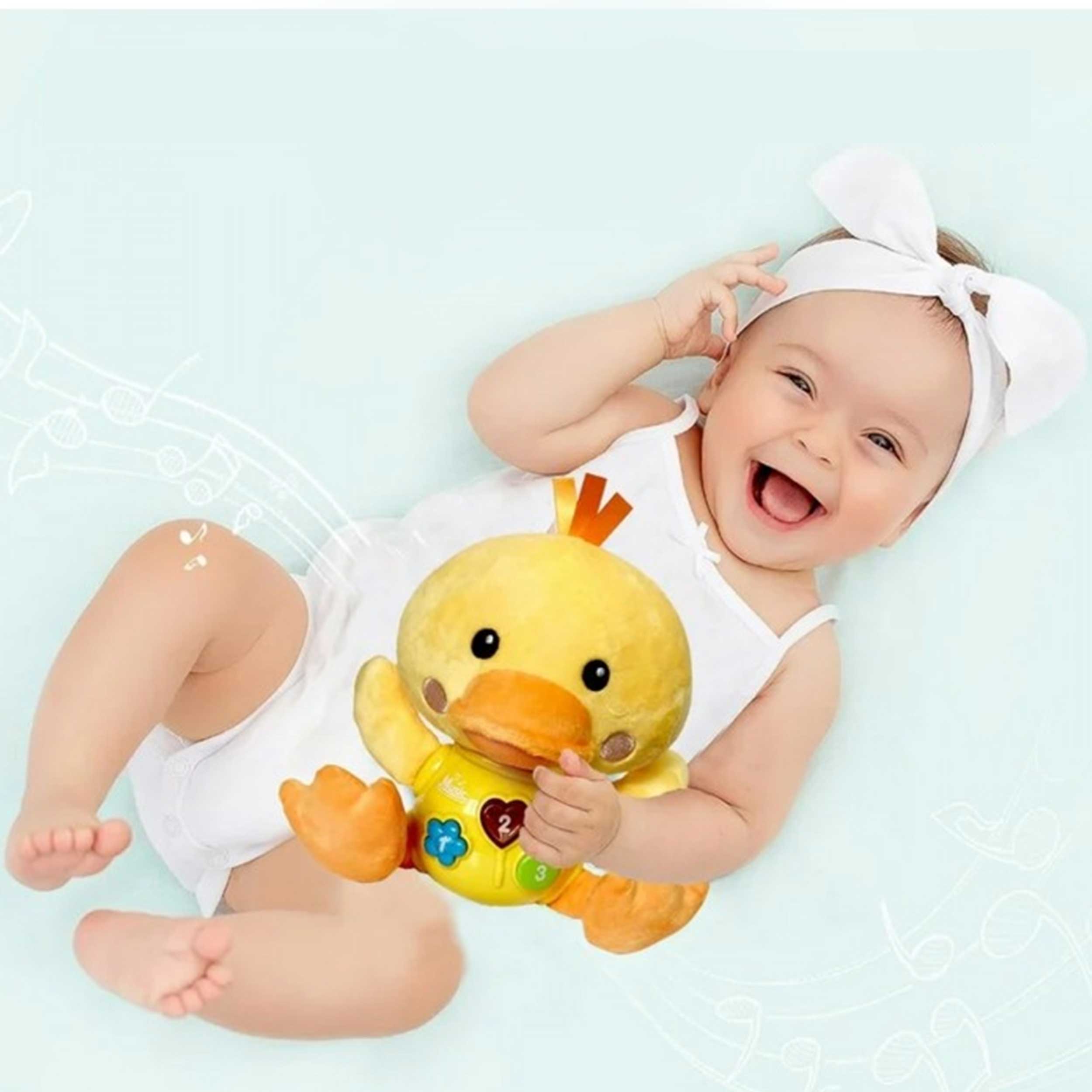 Musical Duck Plush Baby Toy