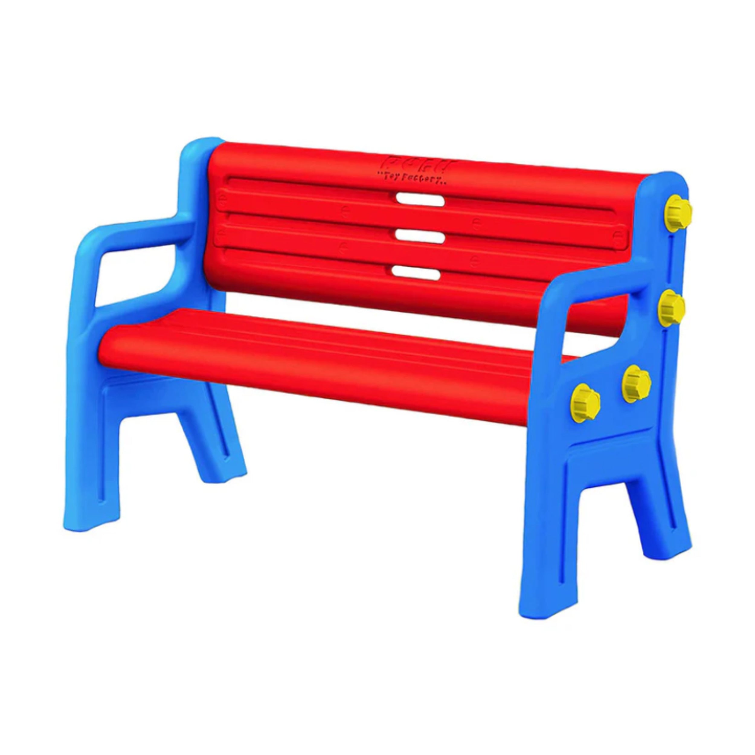 Kids Plastic Bench – Red & Blue