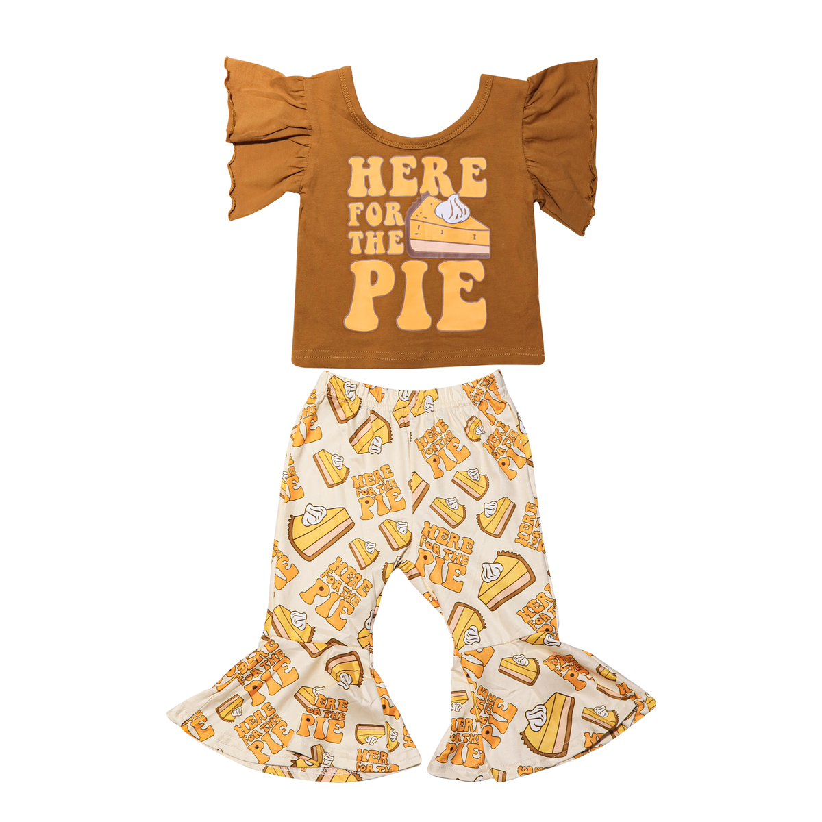 Kids Outfit Brown Color – 2 Piece Set Price in Pakistan