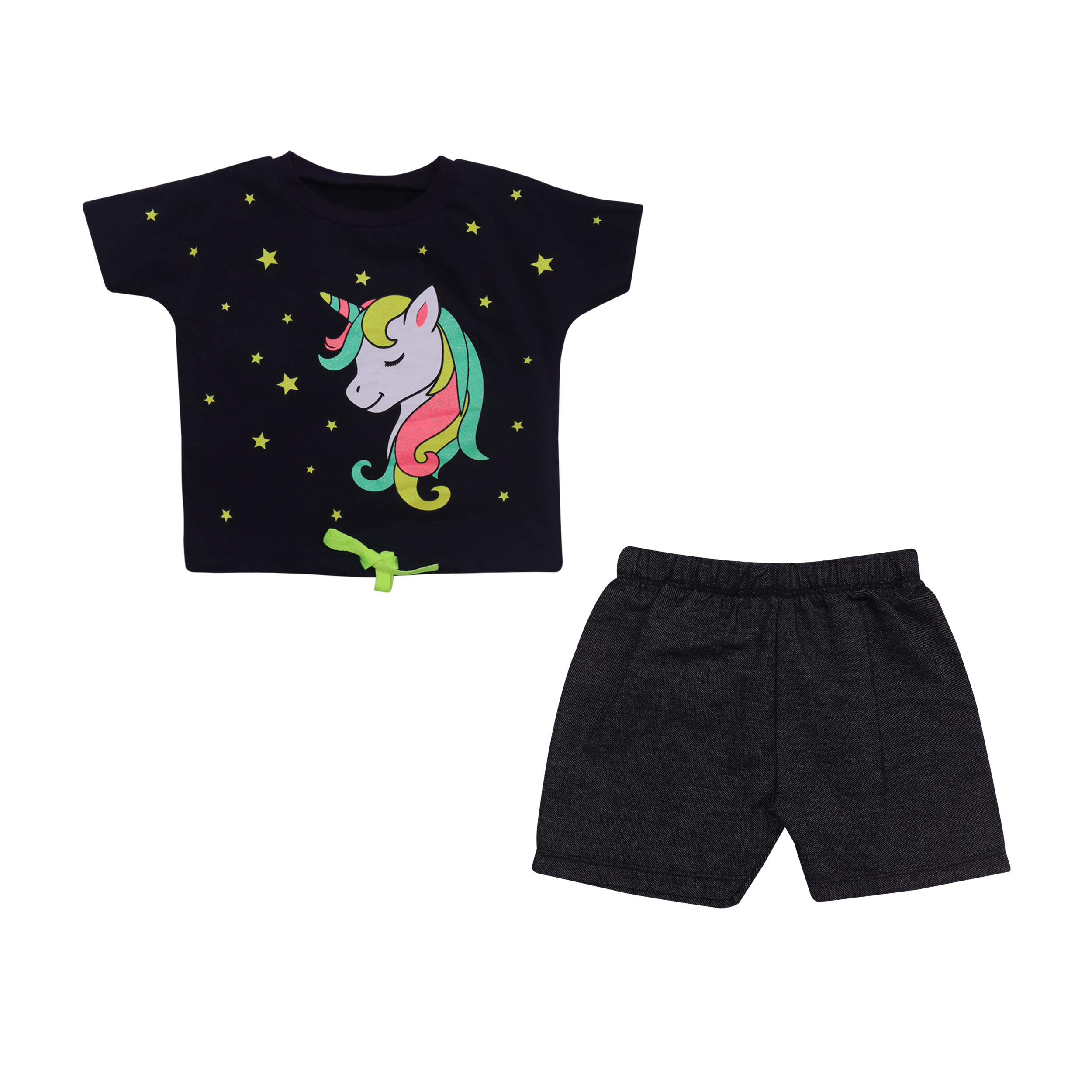 Girls Outfit Set Unicorn Print