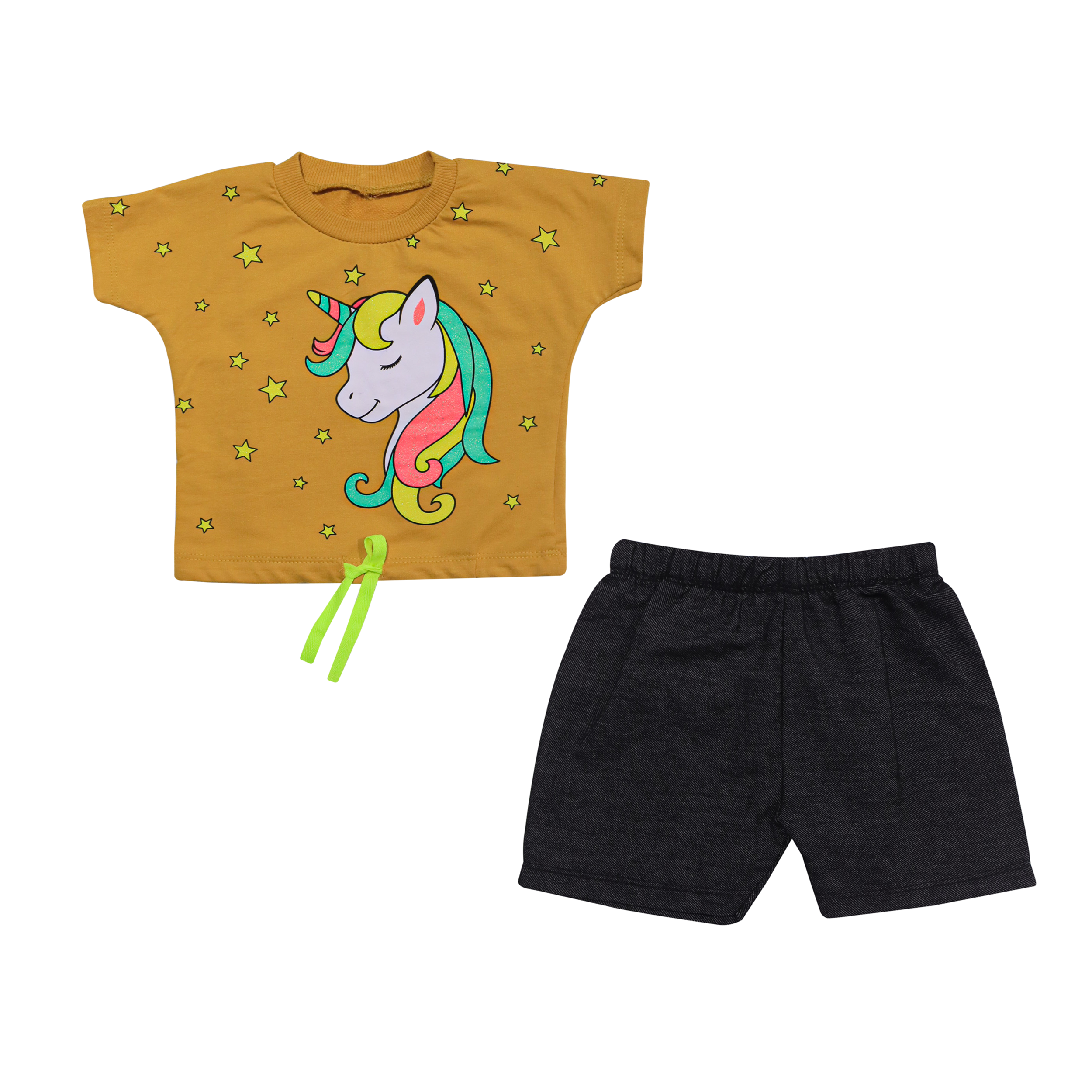 Girls Outfit Set Unicorn Print