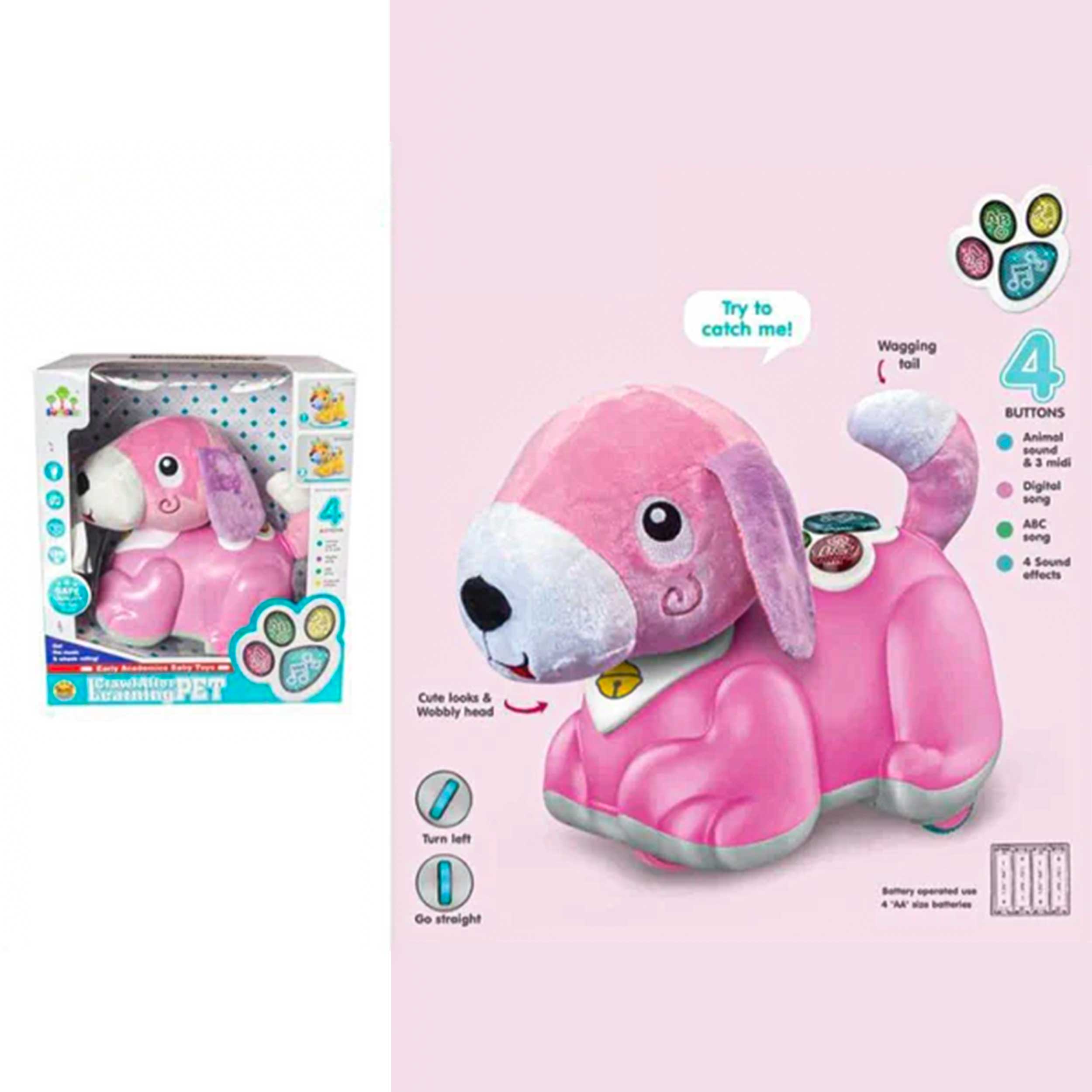 Crawling Learning Puppy Toy