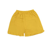 Baby Girls Yellow Bow Top & Shorts Set