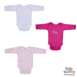 Baby Bodysuit Pk Of 3 Full Sleeve Princess | Little Darling