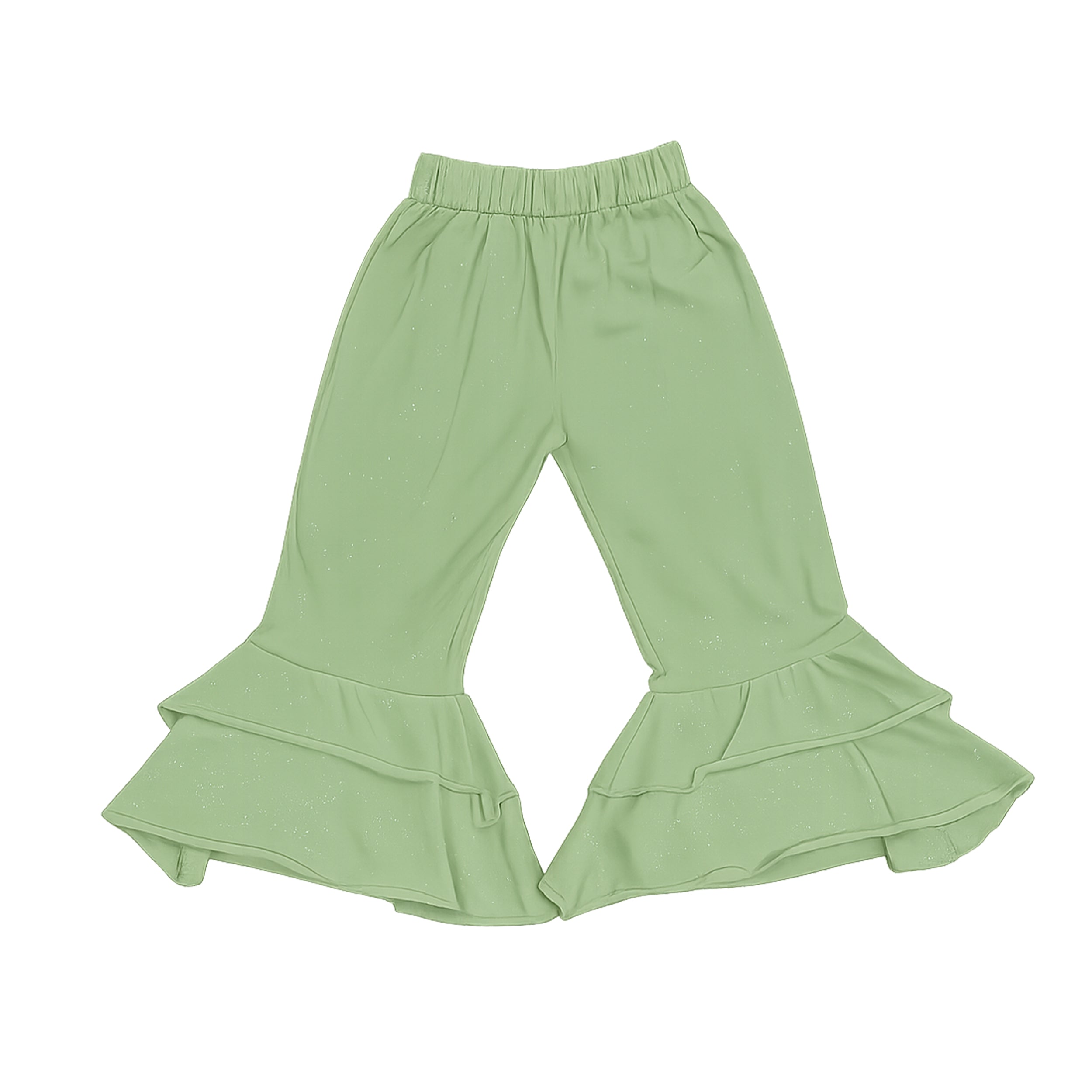 Girls Mint Green Hello Beautiful Flared Set