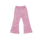 Girls Pink 2-Piece Bell Bottom Set