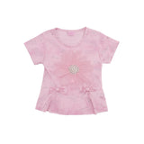 Girls Pink 2-Piece Bell Bottom Set