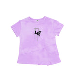 Girls Lavender Dior Print Top & Flared Pants Set