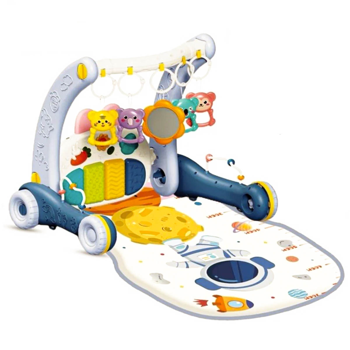 Joyous 2-in-1 Baby Musical Playmat & Walker Price in Pakistan