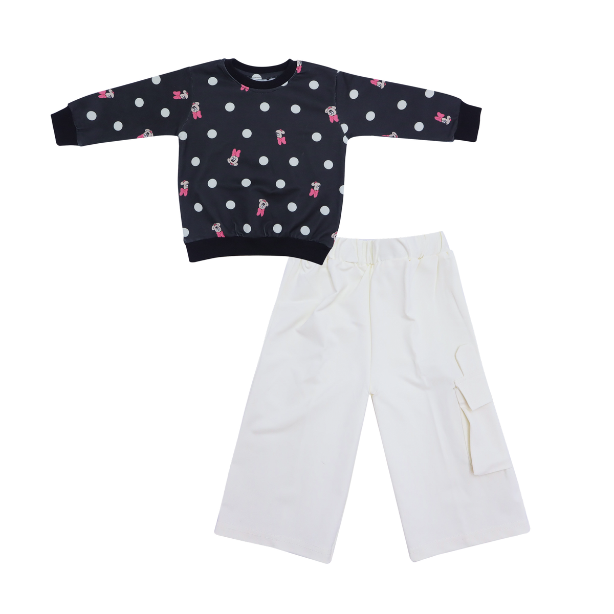 Polka Dot Two Piece Outfit Set Price in Pakistan
