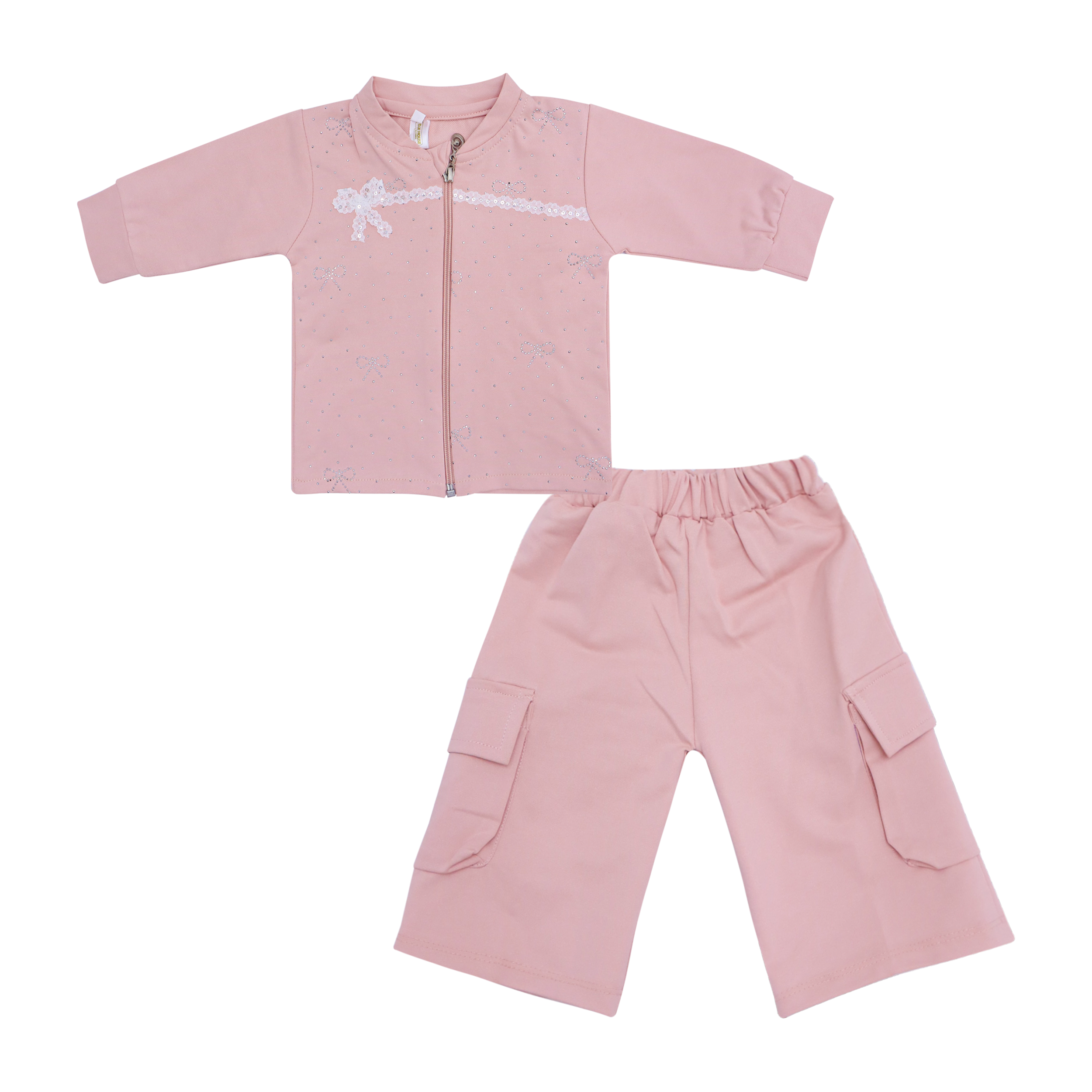 Baby Girls Outfit Set Pink 2 Piece