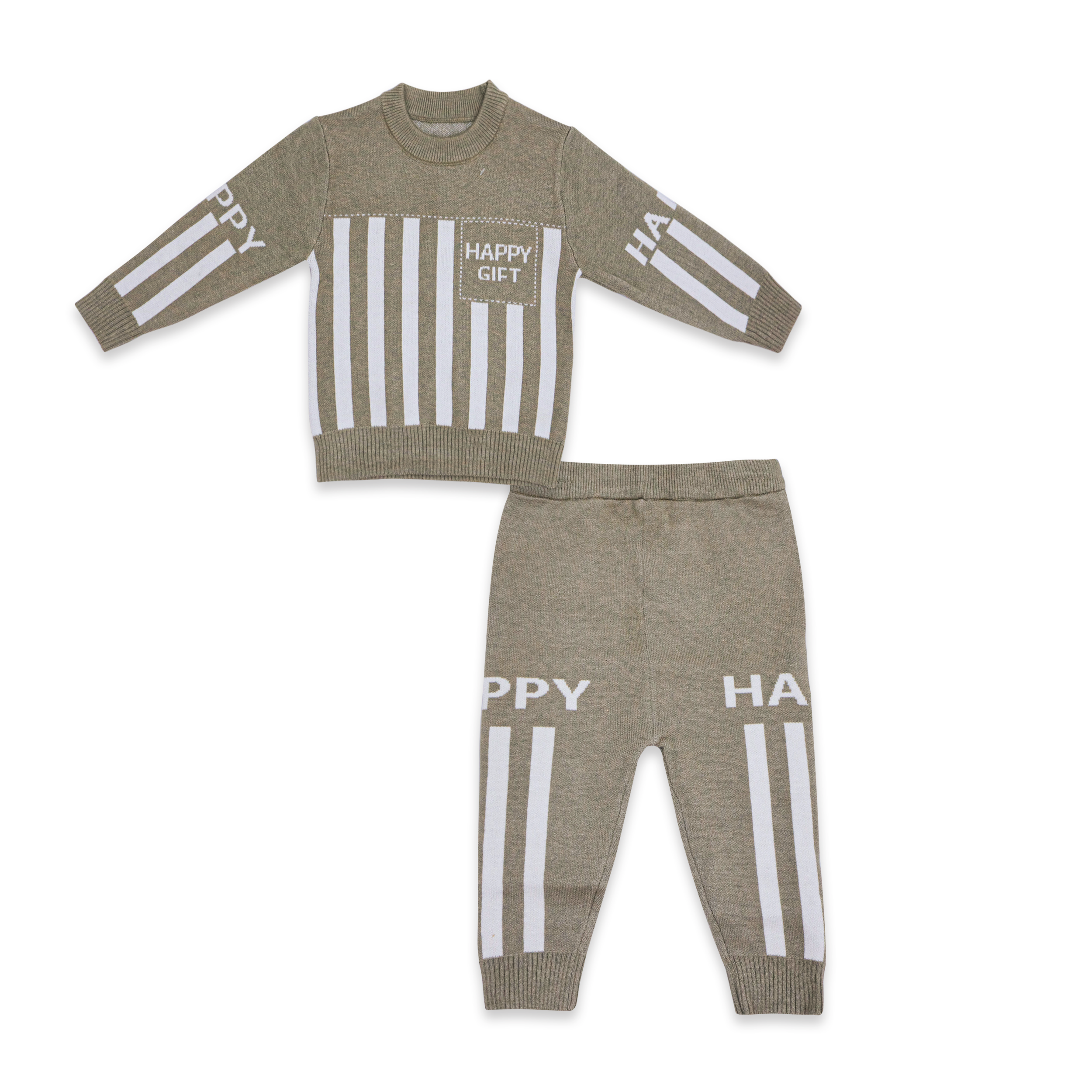 Kids Knit Sweater with Lower Set