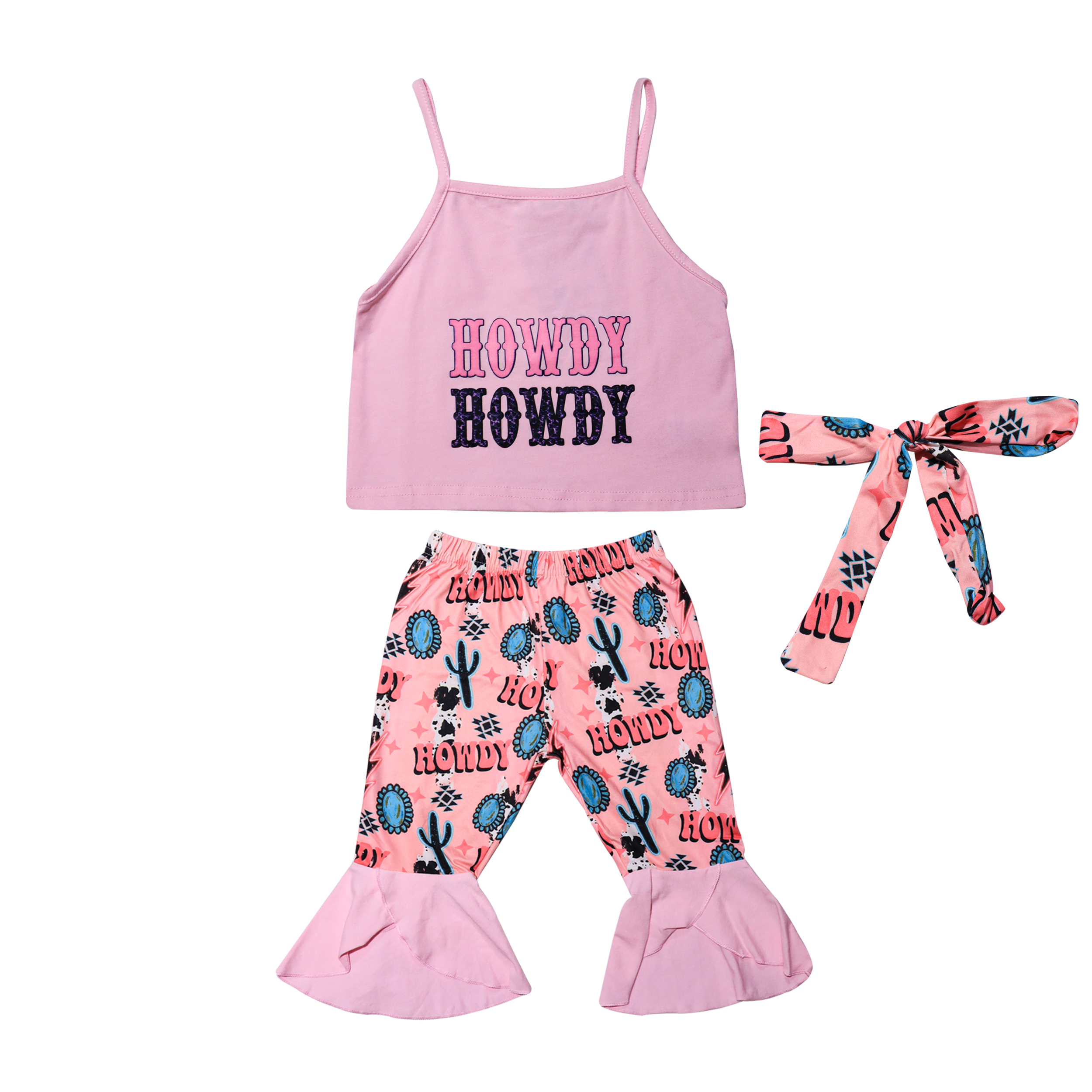 Kids Outfit Pink Color – 3 Piece Set