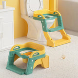 Infantes Fancy Foldable Toilet Potty Training Seat with Ladder