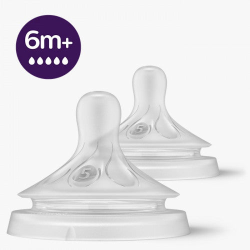 Avent Philips Natural Response 6m+ Nipple PK 2