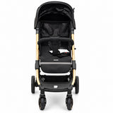 Luxury Baby Stroller with Adjustable Canopy