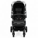 Black Baby Stroller with Adjustable Canopy