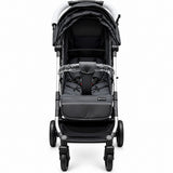 Grey Baby Stroller with Adjustable Canopy