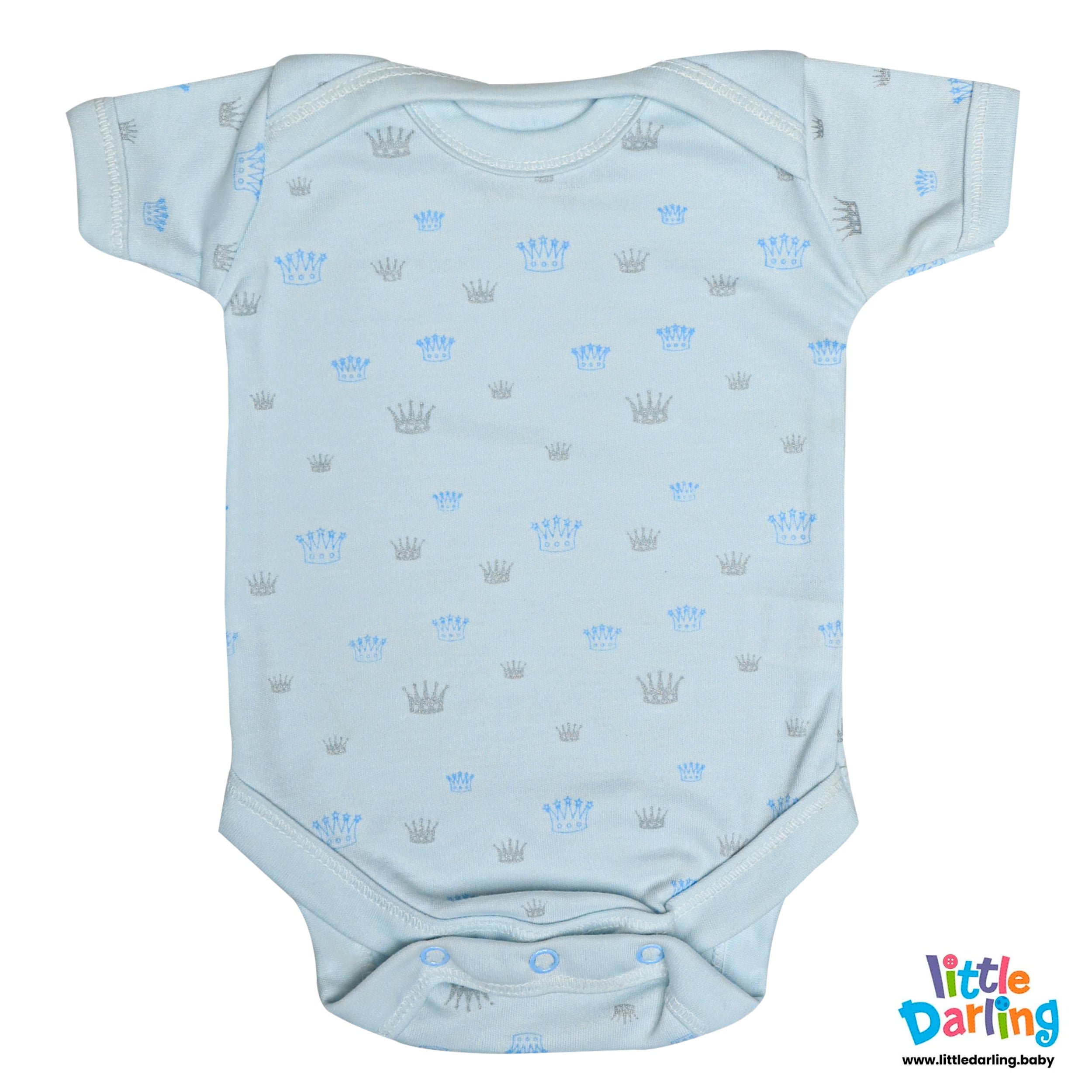 Baby Bodysuit Short Sleeves  Pk Of 3 Little Princess by Little Darling