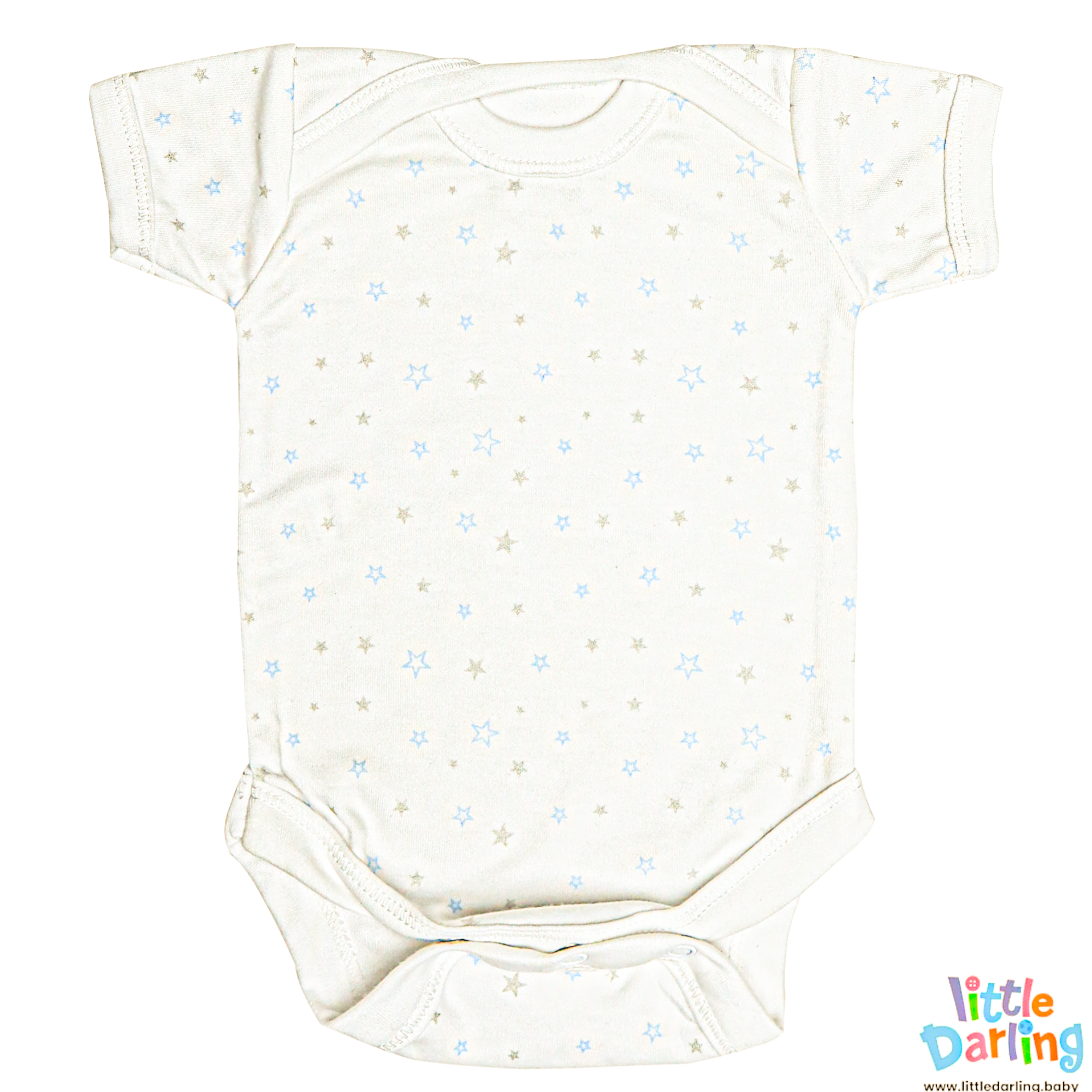 Baby Bodysuit Short Sleeves  Pk Of 3 Little Princess by Little Darling