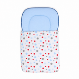 Plain Carry Nest Blue Polka Dot Print | Little Darling