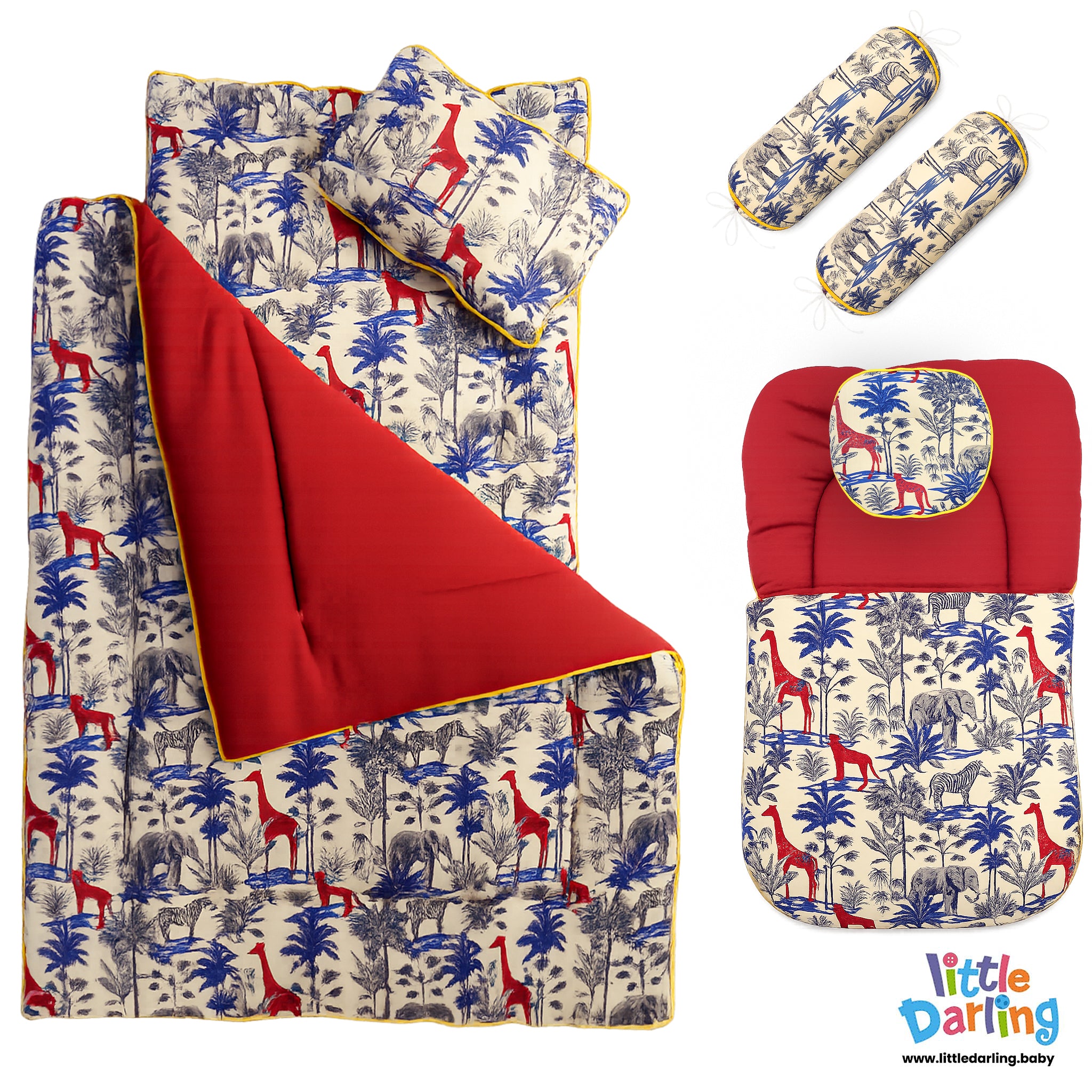 Baby Gadda Set 7 Pcs Safari Print by Little Darling