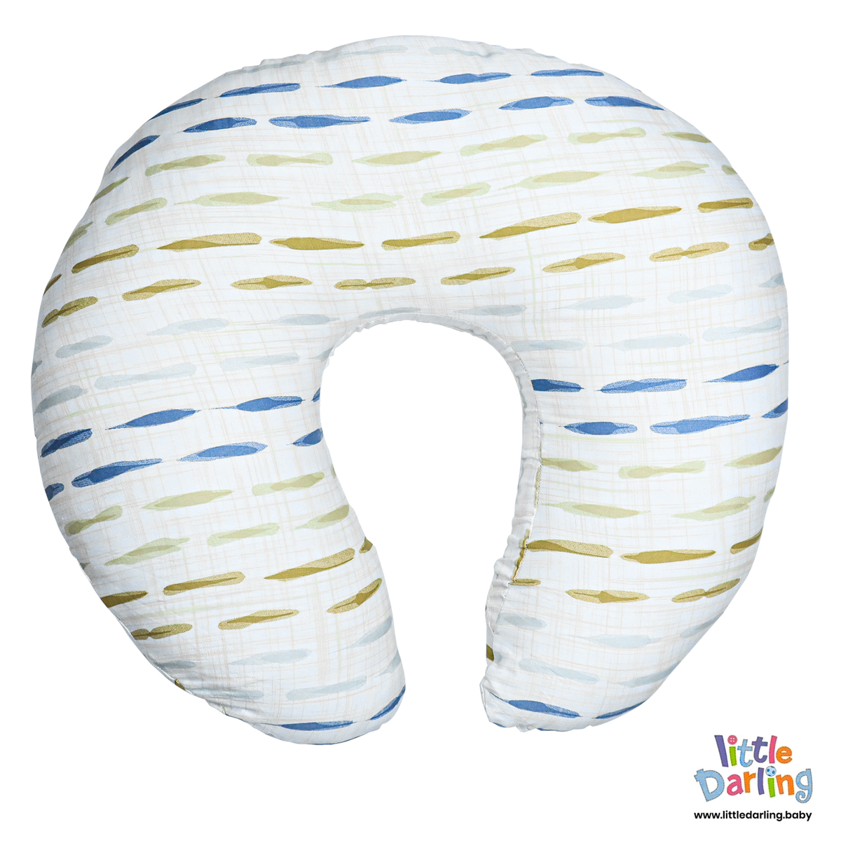 Feeding Pillow Earthy Brushstrokes | Little Darling Price in Pakistan
