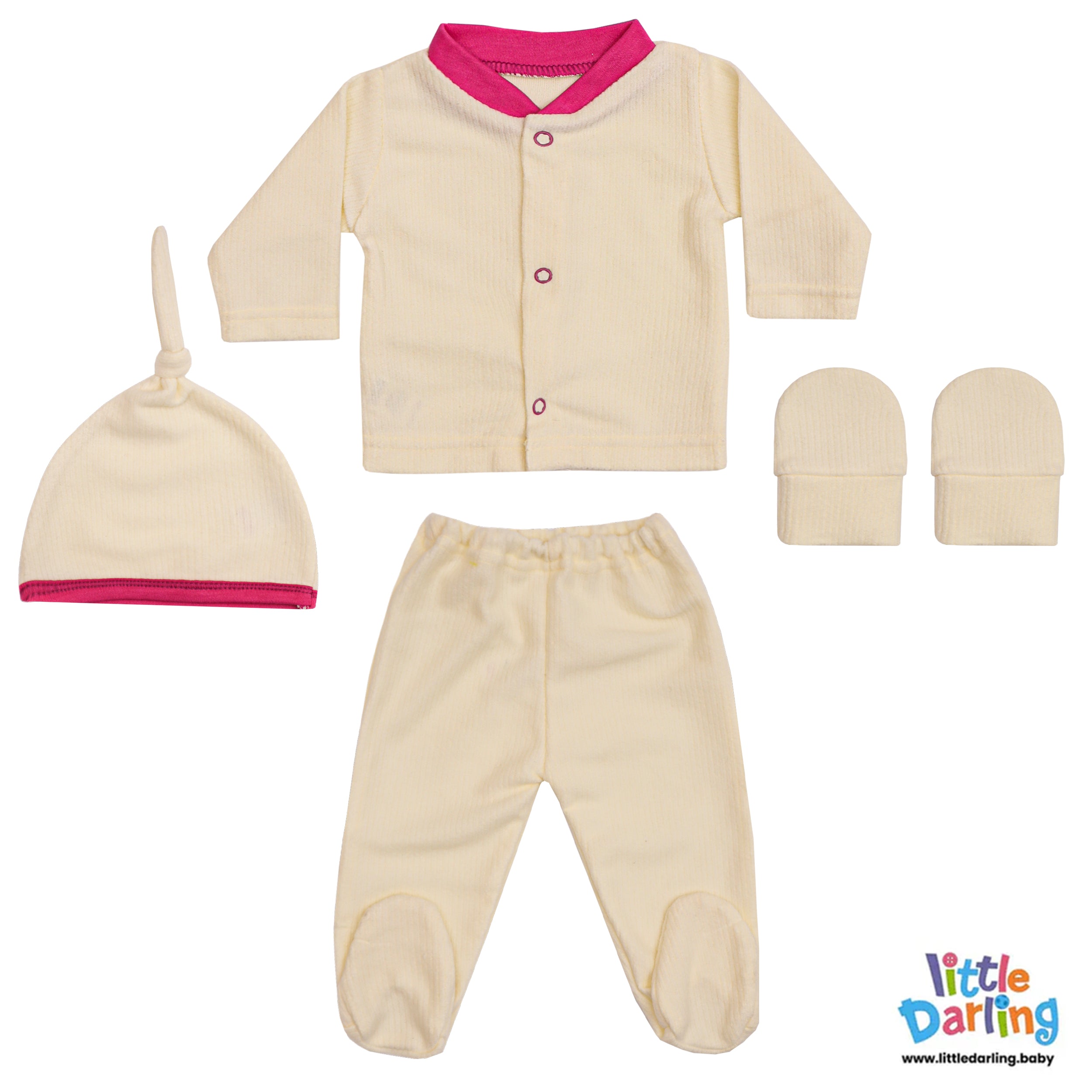 Baby 4 Pcs Newborn Baby Gift Set by Little Darling