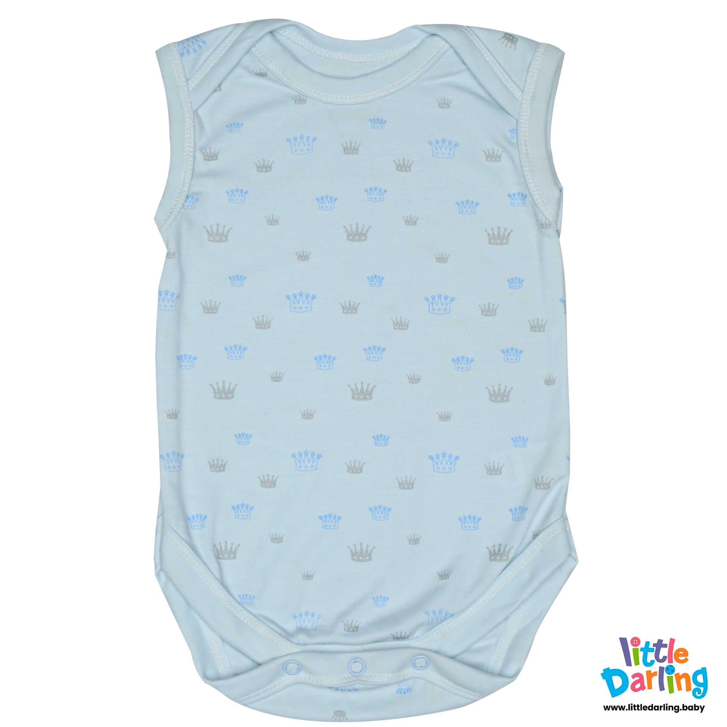 Baby Bodysuit Pk Of 3 Sleeveless Little Princess by Little Darling