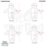 Hooded Woolen Romper Horse Embroidery Pink Color | Little Darling