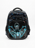 Spider Man 3D Kids School Backpack Black