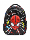 Spider Man Kids School Backpack Black
