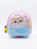 Cute Miao Cat Travel & Cosmetic Pouch Pink