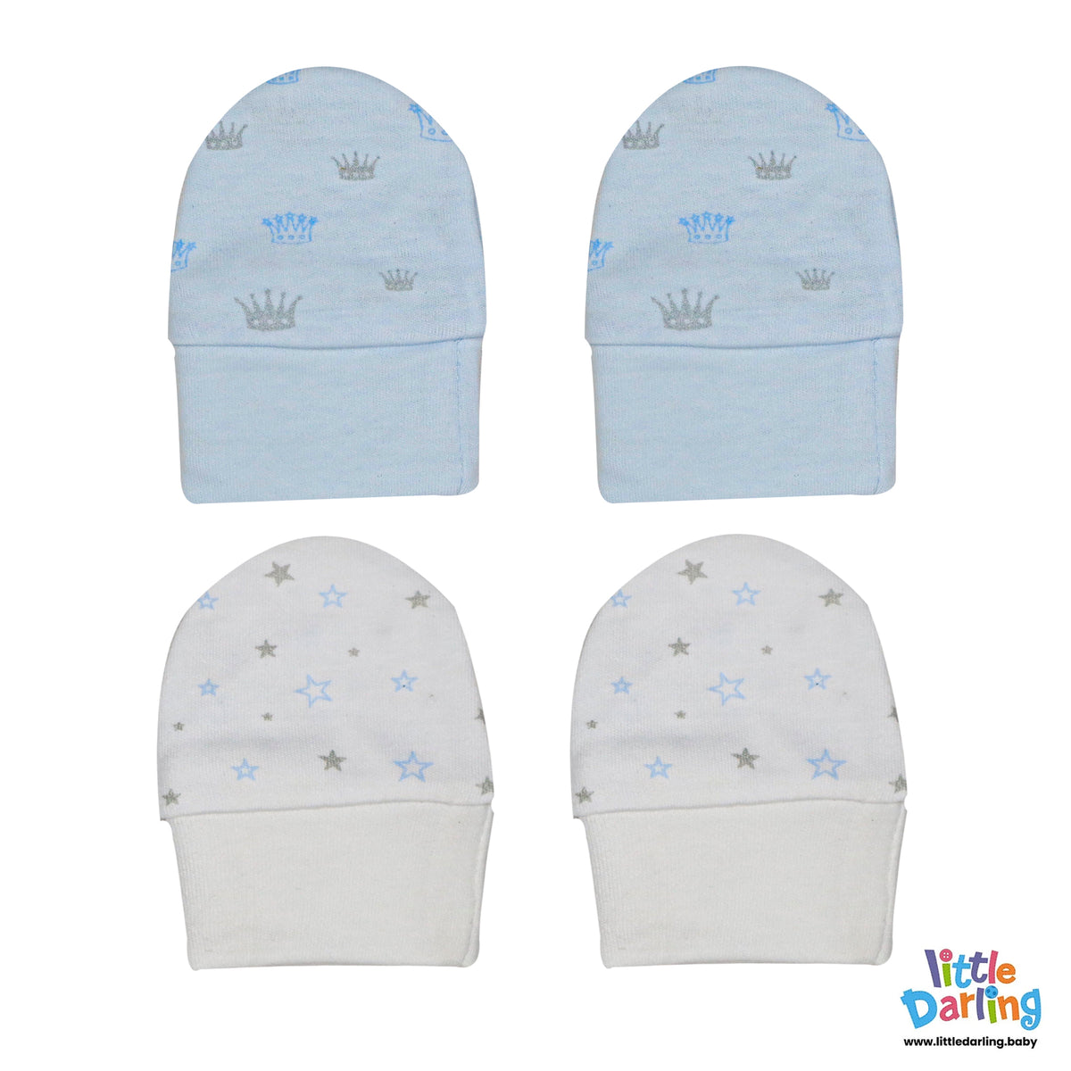 Baby Mittens Pair Pk of 2 Little Princess | Little Darling Price in Pakistan