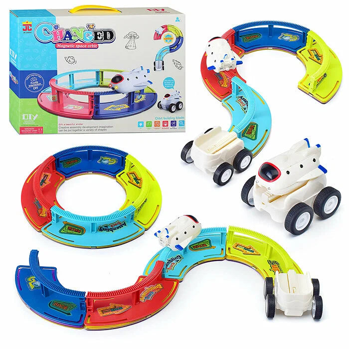 Magnetic Space Orbit DIY Toy Set