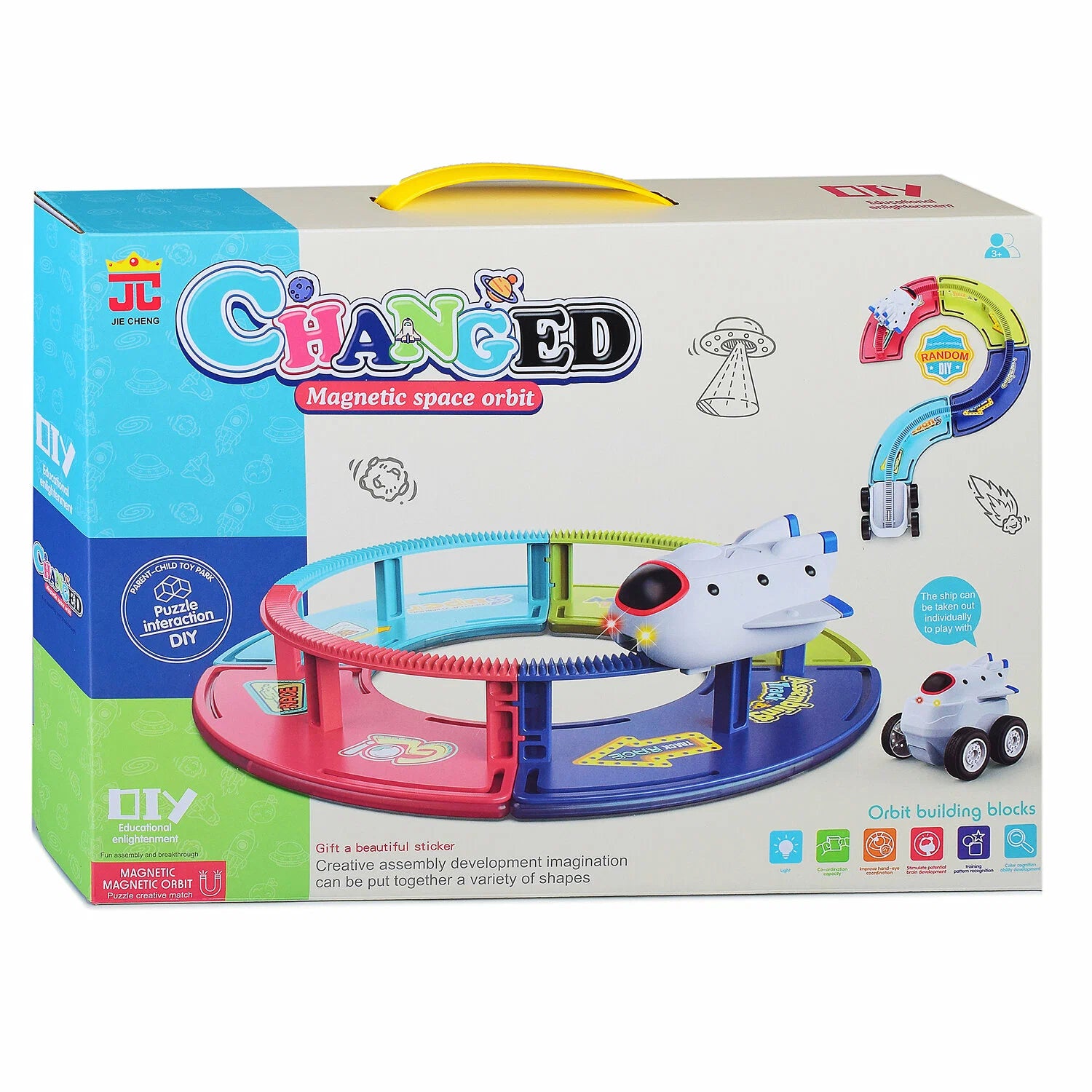 Magnetic Space Orbit DIY Toy Set