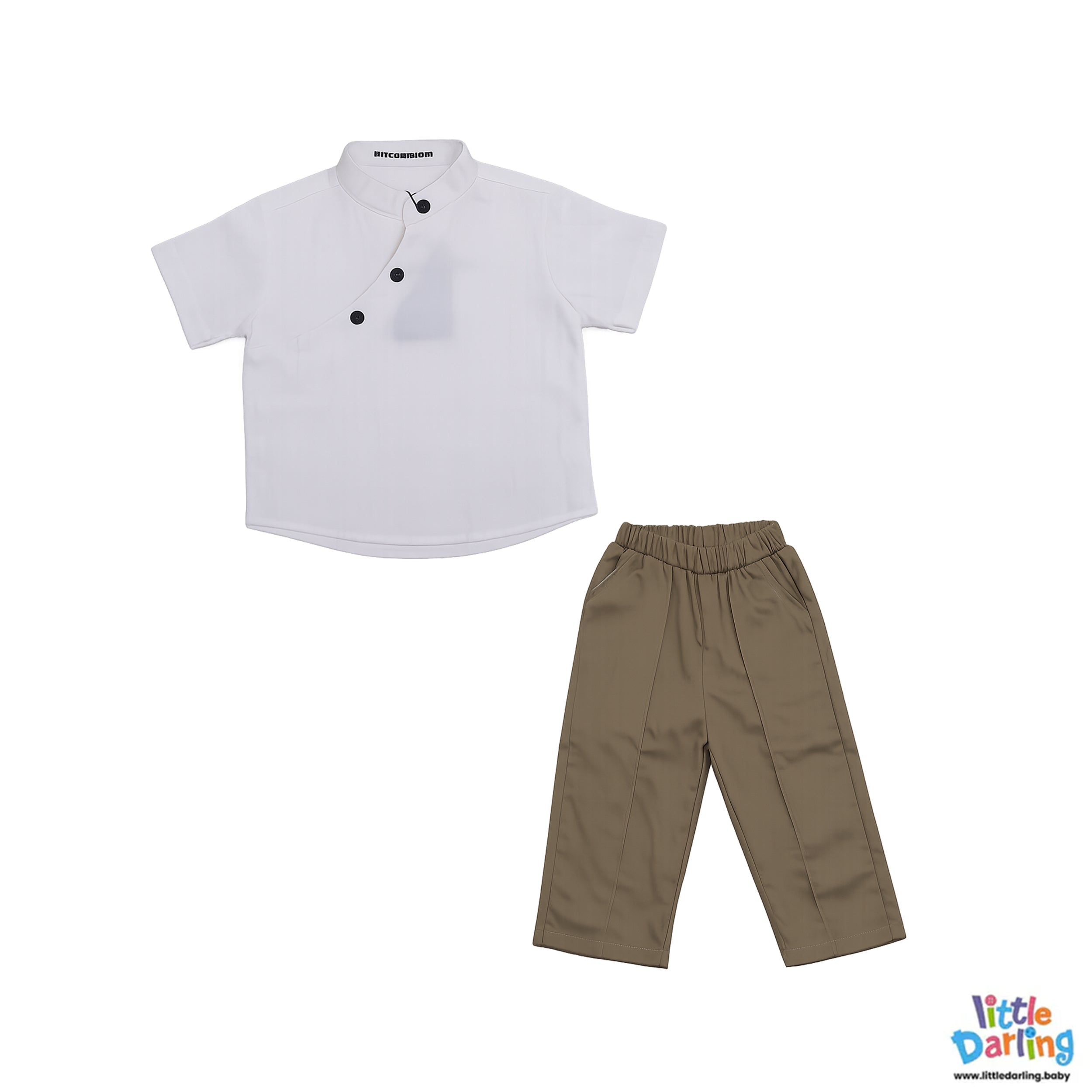 Elegant Boys White Kurta Pant Set
