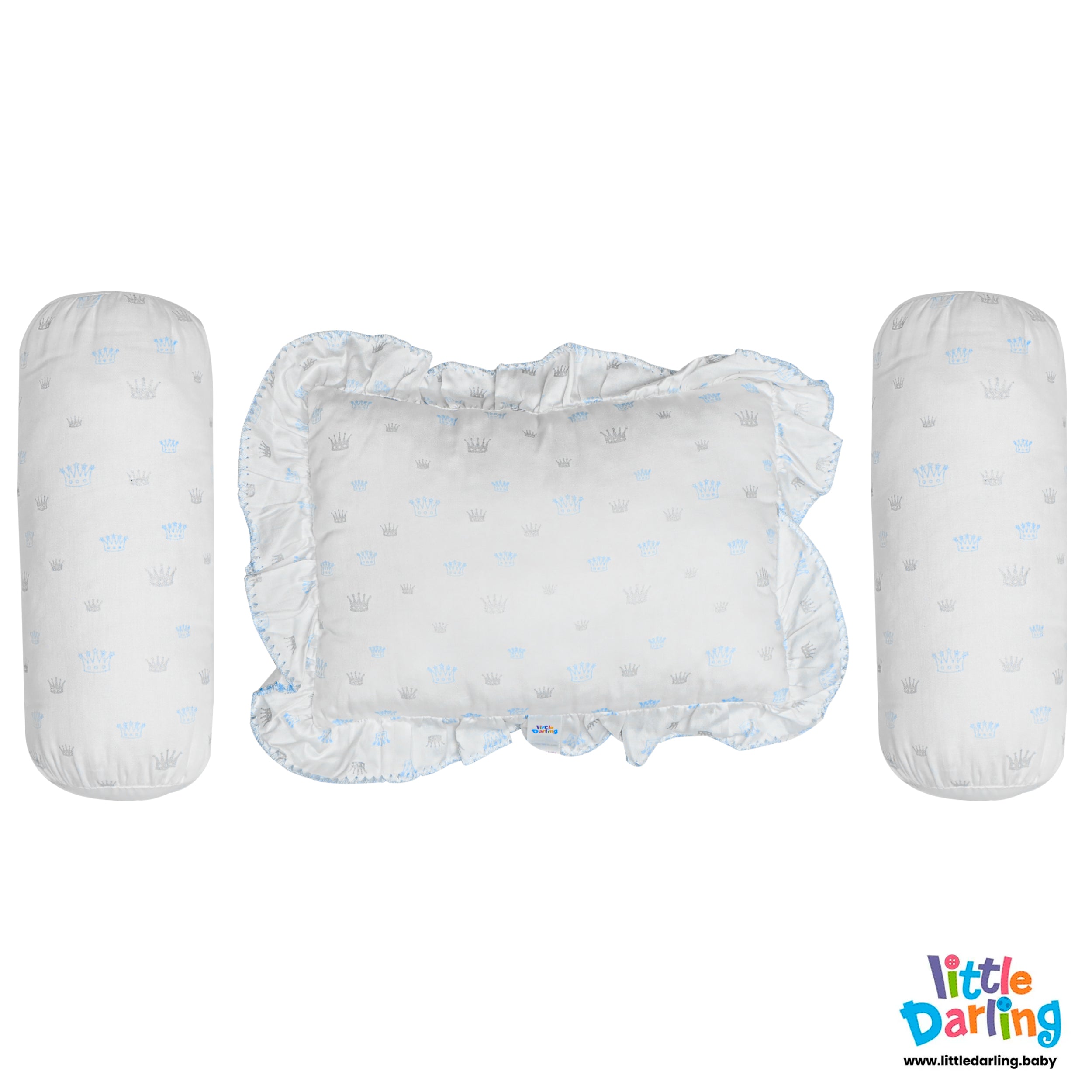 Baby Head Pillow Set PK Of 3 Little Princess by Little Darling