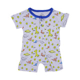 Baby Polo Romper Animal Print | Little Darling