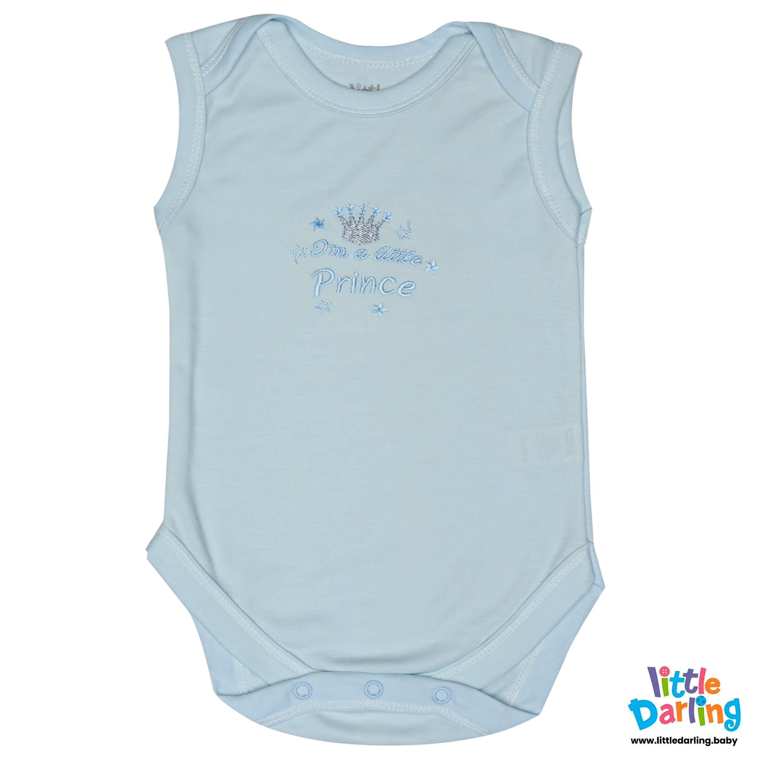 Baby Bodysuit Pk Of 3 Sleeveless Little Princess by Little Darling