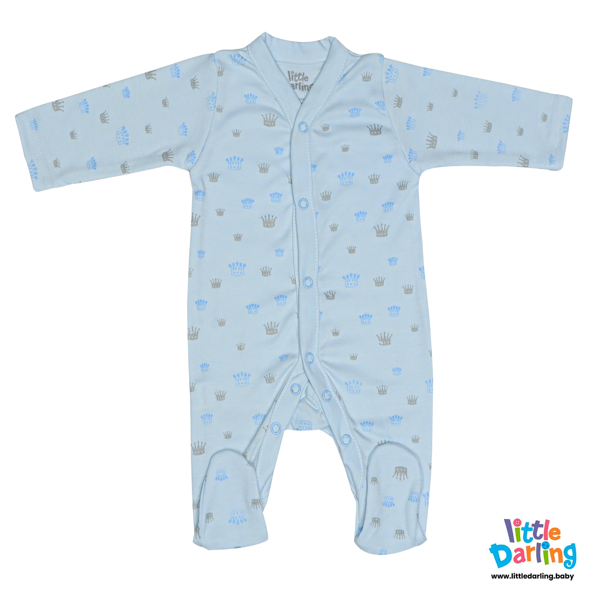 Baby Sleepsuit PK Of 3 Little Princess by Little Darling