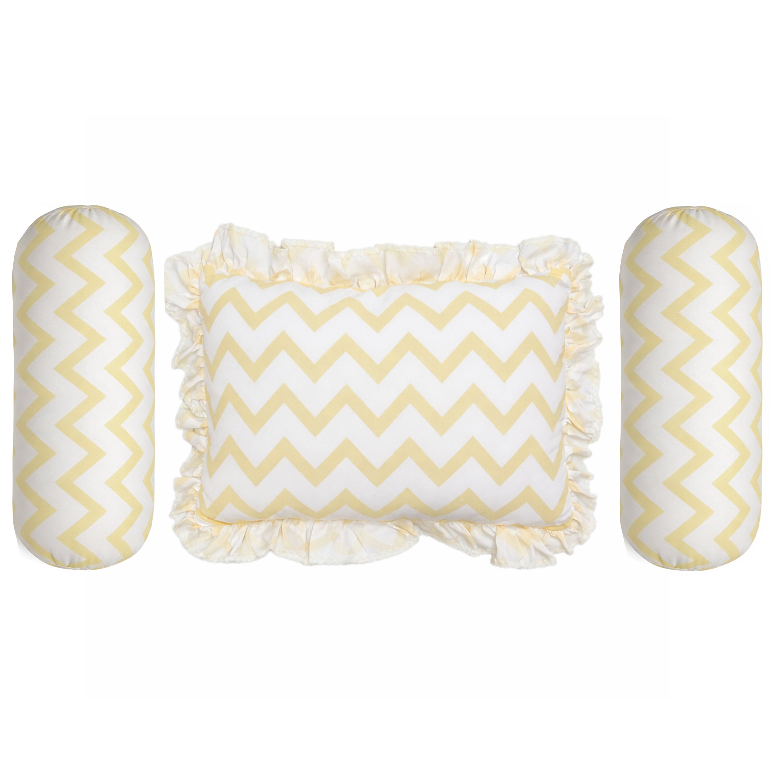 Baby Head Pillow Set Pack of 3 Zig Zag by Little Darling