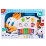 Rabbit Piano Musical Toy with Lights & Sounds