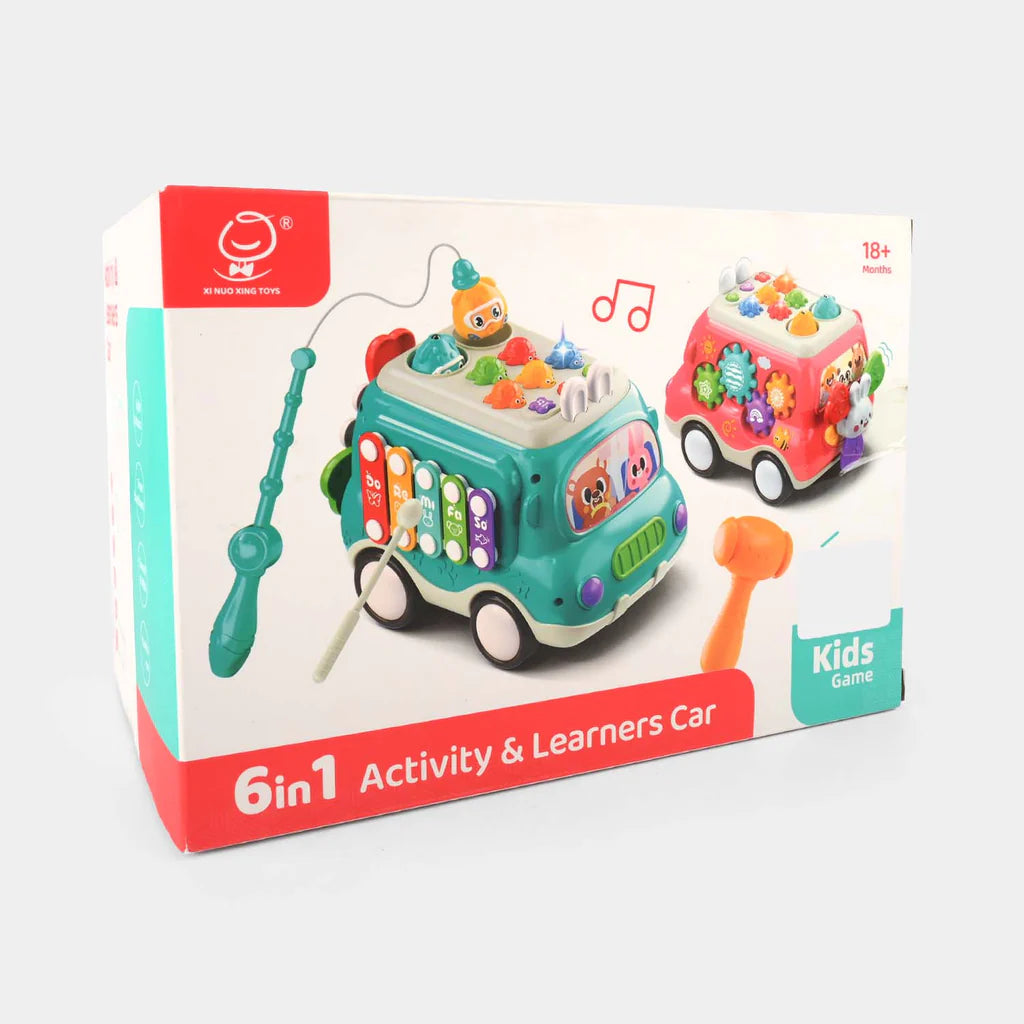 Musical Toy Bus with Xylophone Keys
