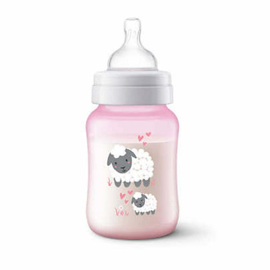 Anti-Colic Baby Bottle 1m+ 260ml Sheep Printed | Avent - Zubaidas Mothershop