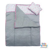 Baby Bedding Set 3 Pcs Cute Elephent & Turtle | Little Darling - Zubaidas Mothershop